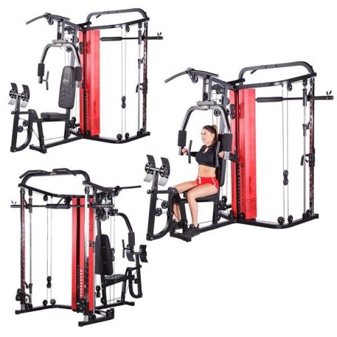 ATOM HMS Premium suwnica smith atlas do ćwiczeń z wyciągiem ATOM HMS Premium suwnica smith atlas do ćwiczeń z wyciągiem