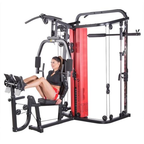 ATOM HMS Premium suwnica smith atlas do ćwiczeń z wyciągiem ATOM HMS Premium suwnica smith atlas do ćwiczeń z wyciągiem