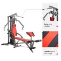 TYTAN 10R Atlas do ćwiczeń 90 kg HMS multi-stacja