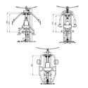 TYTAN 10R Atlas do ćwiczeń 90 kg HMS multi-stacja