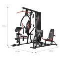 TYTAN 17 Atlas do ćwiczeń HMS 80 kg wyciąg multi-station