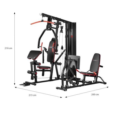 TYTAN 17 Atlas do ćwiczeń HMS 80 kg wyciąg multi-station TYTAN 17 Atlas do ćwiczeń HMS 80 kg wyciąg multi-station