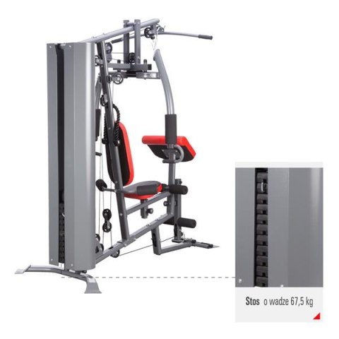 TYTAN 7 Atlas do ćwiczeń 150 lbs (67,5 kg) HMS Premium domowy TYTAN 7 Atlas do ćwiczeń 150 lbs (67,5 kg) HMS Premium domowy