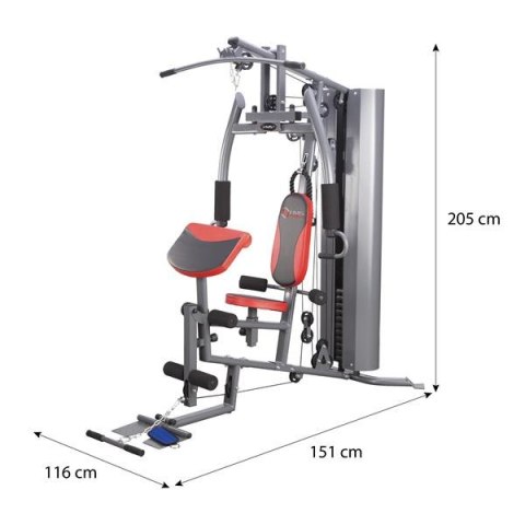 TYTAN 7 Atlas do ćwiczeń 150 lbs (67,5 kg) HMS Premium domowy TYTAN 7 Atlas do ćwiczeń 150 lbs (67,5 kg) HMS Premium domowy