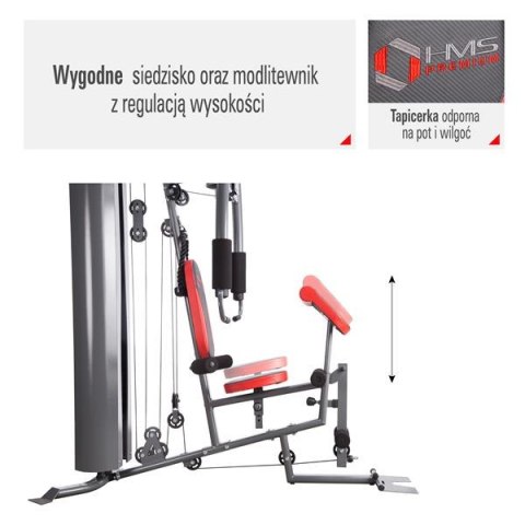 TYTAN 7 Atlas do ćwiczeń 150 lbs (67,5 kg) HMS Premium domowy TYTAN 7 Atlas do ćwiczeń 150 lbs (67,5 kg) HMS Premium domowy
