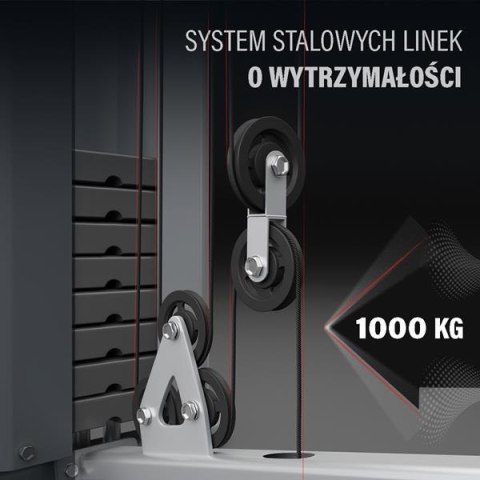 TYTAN 7 Atlas do ćwiczeń 150 lbs (67,5 kg) HMS Premium domowy TYTAN 7 Atlas do ćwiczeń 150 lbs (67,5 kg) HMS Premium domowy