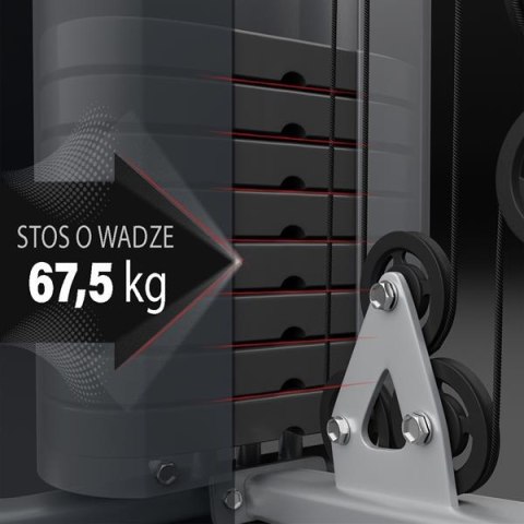 TYTAN 7 Atlas do ćwiczeń 150 lbs (67,5 kg) HMS Premium domowy TYTAN 7 Atlas do ćwiczeń 150 lbs (67,5 kg) HMS Premium domowy