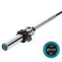 Gryf olimpijski GO320 HMS 1830 mm + zaciski Lock Jaw Black 14,8 kg