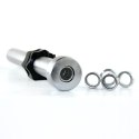 Gryf olimpijski GO320 HMS 1830 mm + zaciski Lock Jaw Black 14,8 kg