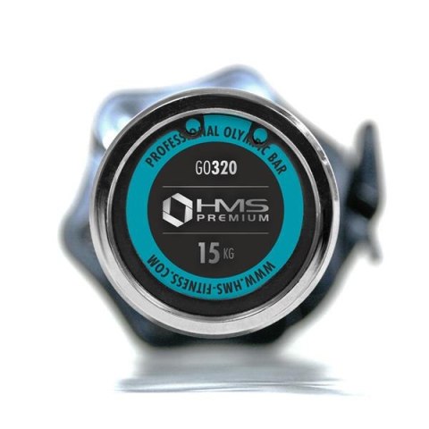 Gryf olimpijski GO320 HMS 1830 mm + zaciski Lock Jaw Black 14,8 kg Gryf olimpijski GO320 HMS 1830 mm + zaciski Lock Jaw Black 14,8 kg