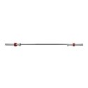 Gryf olimpijski GO700 HMS 2200 mm 20 kg + zaciski Lock Jaw RED
