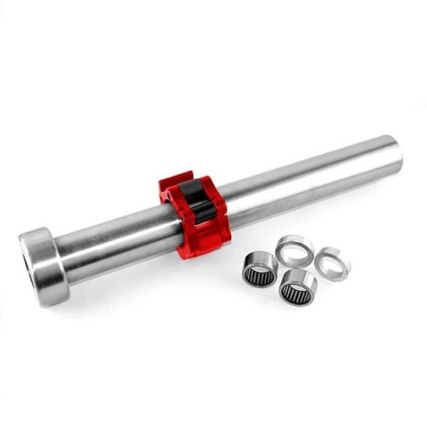 Gryf olimpijski GO700 HMS 2200 mm 20 kg + zaciski Lock Jaw RED Gryf olimpijski GO700 HMS 2200 mm 20 kg + zaciski Lock Jaw RED