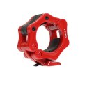 Gryf olimpijski GO700 HMS 2200 mm 20 kg + zaciski Lock Jaw RED