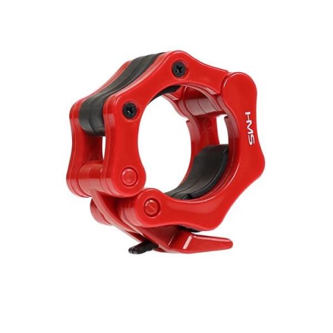 Gryf olimpijski GO700 HMS 2200 mm 20 kg + zaciski Lock Jaw RED Gryf olimpijski GO700 HMS 2200 mm 20 kg + zaciski Lock Jaw RED