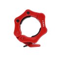Gryf olimpijski GO700 HMS 2200 mm 20 kg + zaciski Lock Jaw RED