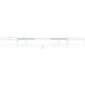 Gryf olimpijski GO900 20kg 2200mm z zaciskami Lock Jaw HMS PREMIUM