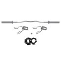 GOL200 Gryf łamany olimpijski 1500mm 13.5kg HMS PREMIUM + zaciski