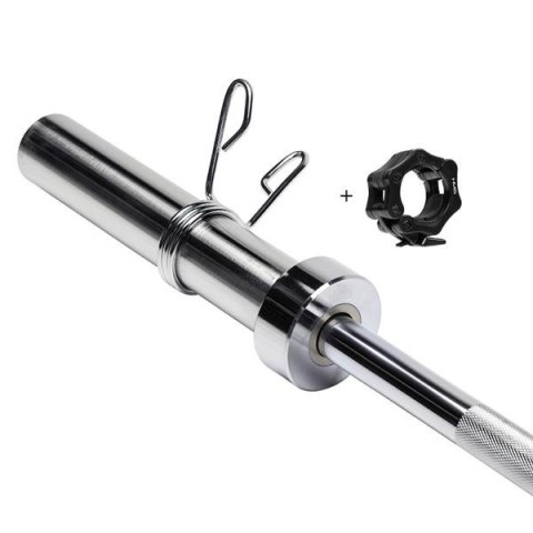 GOL200 Gryf łamany olimpijski 1500mm 13.5kg HMS PREMIUM + zaciski GOL200 Gryf łamany olimpijski 1500mm 13.5kg HMS PREMIUM + zaciski