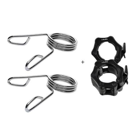 GOL200 Gryf łamany olimpijski 1500mm 13.5kg HMS PREMIUM + zaciski GOL200 Gryf łamany olimpijski 1500mm 13.5kg HMS PREMIUM + zaciski