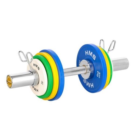 GOP050 GRYF KRÓTKI OLIMPIJSKI 5KG 50CM HMS GOP050 GRYF KRÓTKI OLIMPIJSKI 5KG 50CM HMS
