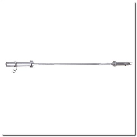 GOP120 Gryf prosty olimpijski 120 cm 7,9 kg HMS chromowany + zaciski