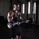 GSL 15 – Sztanga / Gryf Stały Łamany Gumowany 15 kg HMS