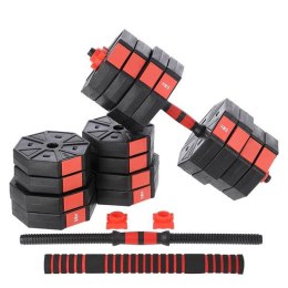 SGC40 Sztangielki + sztanga 40 kg HMS zestaw kompozytowy 2w1