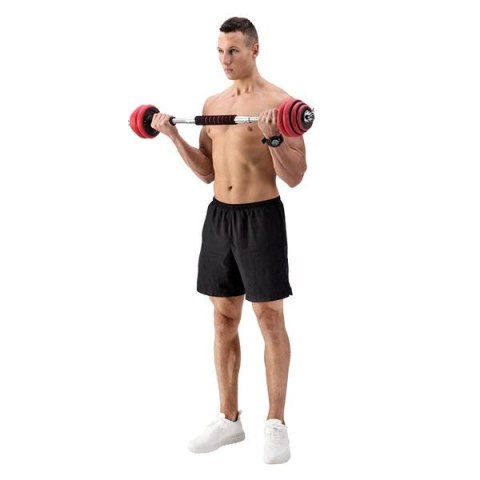SGGX20 Sztangielki Gumowane 20kg HMS –Wydajny Zestaw 2w1 dla Twojej Siłowni SGGX20 Sztangielki Gumowane 20kg HMS –Wydajny Zestaw 2w1 dla Twojej Siłowni