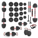 SGN140 PRO SET 6W1 ZESTAW CIĘŻARÓW 40KG HMS