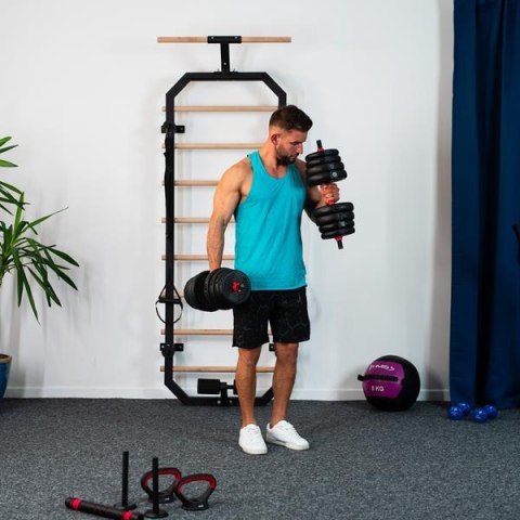 SGN140 PRO SET 6W1 ZESTAW CIĘŻARÓW 40KG HMS SGN140 PRO SET 6W1 ZESTAW CIĘŻARÓW 40KG HMS