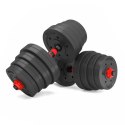 SGP30 Zestaw sztangielek 2x15kg + sztanga łączona HMS kompozyt