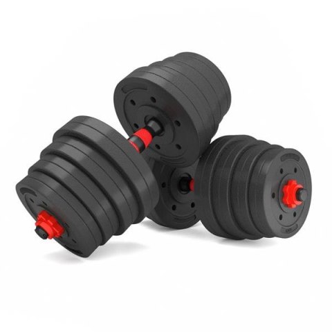 SGP30 Zestaw sztangielek 2x15kg + sztanga łączona HMS kompozyt SGP30 Zestaw sztangielek 2x15kg + sztanga łączona HMS kompozyt