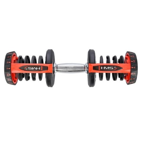 Regulowana Sztangielka SR80 HMS z 10 Talerzami, 3.9-37.4 kg - Mało miejsca Regulowana Sztangielka SR80 HMS z 10 Talerzami, 3.9-37.4 kg - Mało miejsca