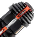 Regulowana Sztangielka SR80 HMS z 10 Talerzami, 3.9-37.4 kg - Mało miejsca
