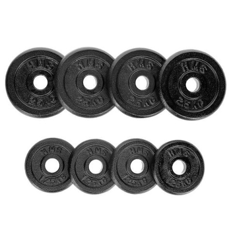 ST20 BLACK 2 x 10 KG SZTANGIELKI W WALIZCE HMS - mobilna klasyka do domu ST20 BLACK 2 x 10 KG SZTANGIELKI W WALIZCE HMS - mobilna klasyka do domu
