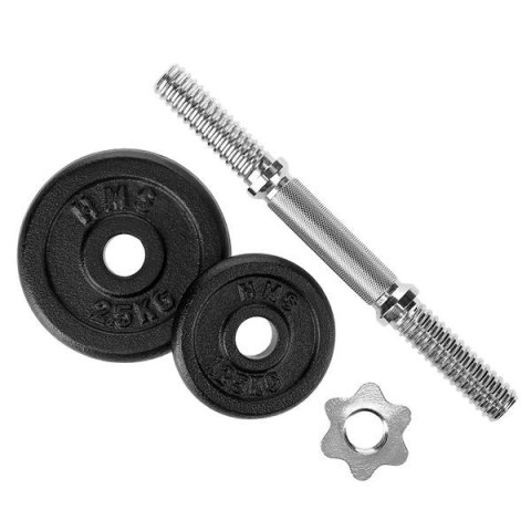 ST20 BLACK 2 x 10 KG SZTANGIELKI W WALIZCE HMS - mobilna klasyka do domu ST20 BLACK 2 x 10 KG SZTANGIELKI W WALIZCE HMS - mobilna klasyka do domu