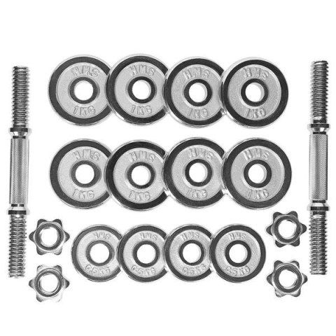 STC15 SZTANGIELKI W WALIZCE 2 x 7.5 KG CHROME HMS STC15 SZTANGIELKI W WALIZCE 2 x 7.5 KG CHROME HMS