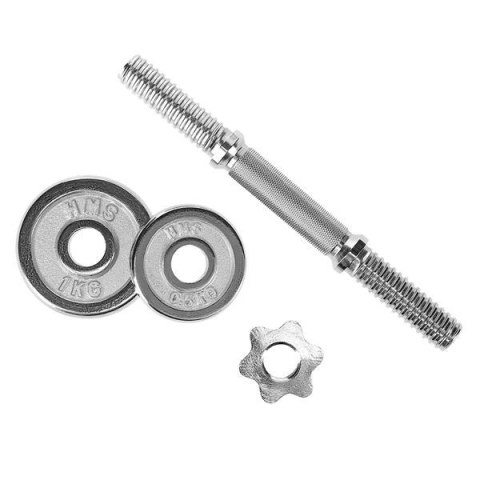STC15 SZTANGIELKI W WALIZCE 2 x 7.5 KG CHROME HMS STC15 SZTANGIELKI W WALIZCE 2 x 7.5 KG CHROME HMS