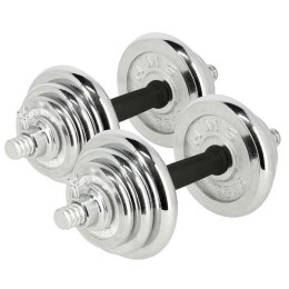 STC21 Sztanga i sztangielki w walizce 2×10 kg HMS chromowane