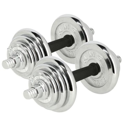 STC21 Sztanga i sztangielki w walizce 2×10 kg HMS chromowane STC21 Sztanga i sztangielki w walizce 2×10 kg HMS chromowane