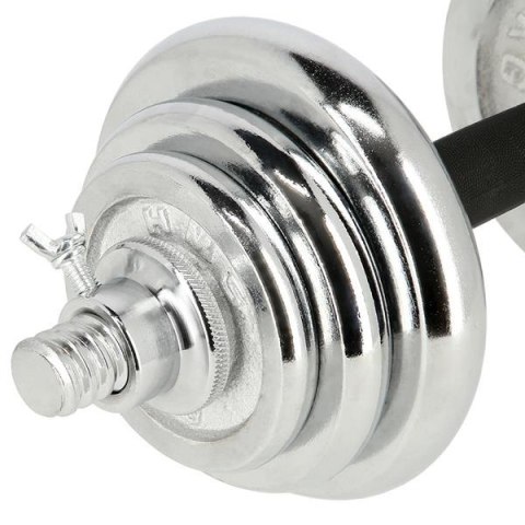 STC21 Sztanga i sztangielki w walizce 2×10 kg HMS chromowane STC21 Sztanga i sztangielki w walizce 2×10 kg HMS chromowane