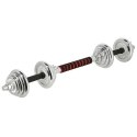 STC21 Sztanga i sztangielki w walizce 2×10 kg HMS chromowane