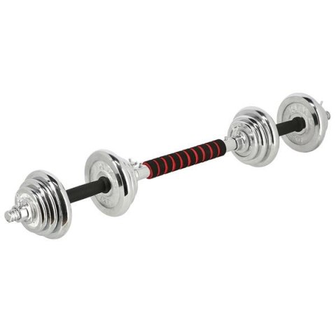 STC21 Sztanga i sztangielki w walizce 2×10 kg HMS chromowane STC21 Sztanga i sztangielki w walizce 2×10 kg HMS chromowane