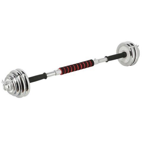 STC21 Sztanga i sztangielki w walizce 2×10 kg HMS chromowane STC21 Sztanga i sztangielki w walizce 2×10 kg HMS chromowane