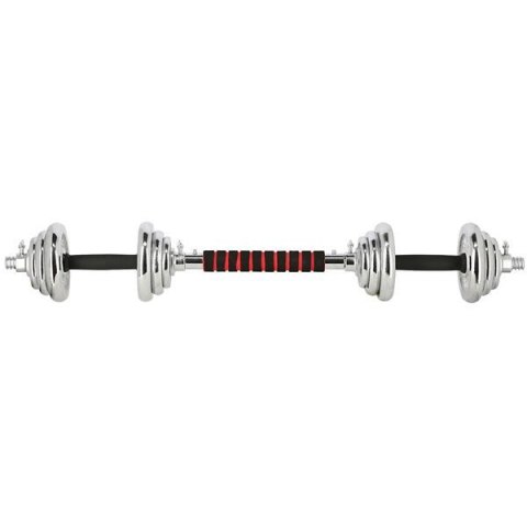 STC21 Sztanga i sztangielki w walizce 2×10 kg HMS chromowane STC21 Sztanga i sztangielki w walizce 2×10 kg HMS chromowane