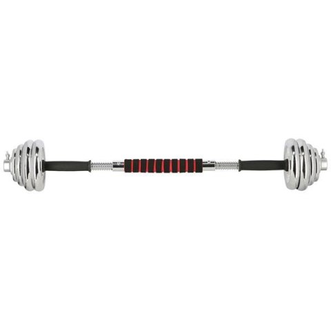 STC21 Sztanga i sztangielki w walizce 2×10 kg HMS chromowane STC21 Sztanga i sztangielki w walizce 2×10 kg HMS chromowane