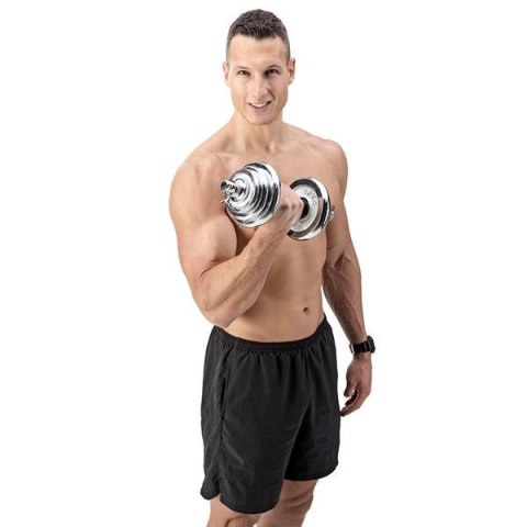 STC21 Sztanga i sztangielki w walizce 2×10 kg HMS chromowane STC21 Sztanga i sztangielki w walizce 2×10 kg HMS chromowane