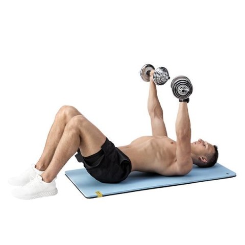 STC21 Sztanga i sztangielki w walizce 2×10 kg HMS chromowane STC21 Sztanga i sztangielki w walizce 2×10 kg HMS chromowane
