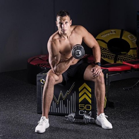 STC21 Sztanga i sztangielki w walizce 2×10 kg HMS chromowane STC21 Sztanga i sztangielki w walizce 2×10 kg HMS chromowane