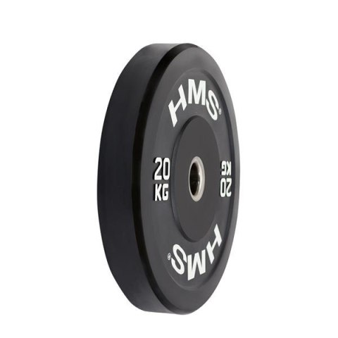 BBR20 BLACK TALERZ OLIMPIJSKI BUMPER 20 KG HMS BBR20 BLACK TALERZ OLIMPIJSKI BUMPER 20 KG HMS
